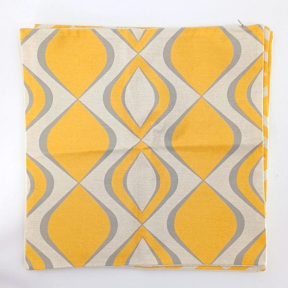 Decorative Throw Pillow Covers Yellow|Grey - Picture 7 of 9